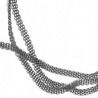 Splétaný řetízek z nerezové oceli, 2 mm (1 m)