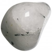 Křišťál s turmalínem tromlovaný L