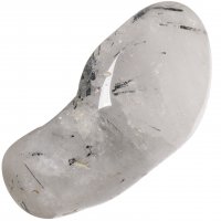 Křišťál s turmalínem tromlovaný L