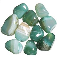 Achát zelený barvený S, 250 g