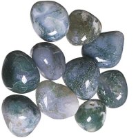 Mechový achát tromlovaný S-M, 250 g