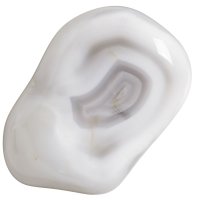 Achát šedý tromlovaný XL