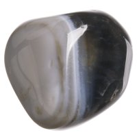 Achát tromlovaný barevný, M