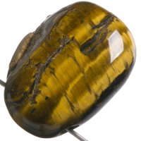 Tygří oko, vrtaný přívěsek 23 mm