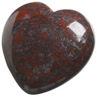 Jaspis brekciový, srdce 40 mm