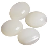 Perleťové kabošony 9x10 mm, pár