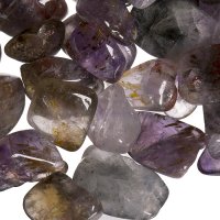 Ametyst s rutilem, 8-20 mm (10 g)
