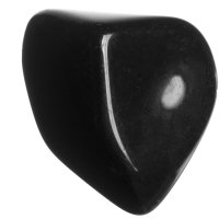 Obsidián černý tromlovaný, L