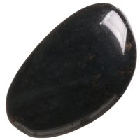 Obsidián mahagonový, tromlovaná placička 40 mm