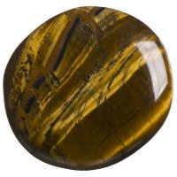 Tygří oko, tromlovaná placička 42 mm