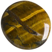 Tygří oko, tromlovaná placička 45 mm