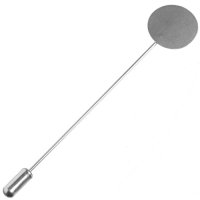 Nerezové brožové špendlíky, 77x15x1 mm (2 ks)