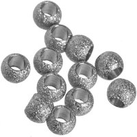 Korálek z nerezové oceli, 4x2,8 mm (4 ks)