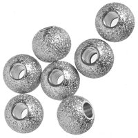 Korálek z nerezové oceli, 6x5 mm (4 ks)