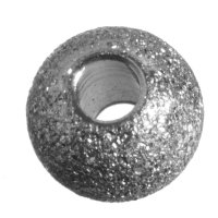 Korálek z nerezové oceli, 6x5 mm (4 ks)