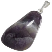 Ametyst, přívěsek s očkem