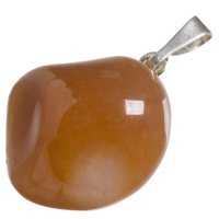 Karneol, přívěsek s očkem