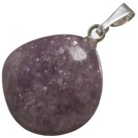 Lepidolit, přívěsek s očkem