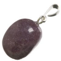 Lepidolit, přívěsek s očkem