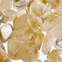 Citrín pálený tromlovaný M, 250 g