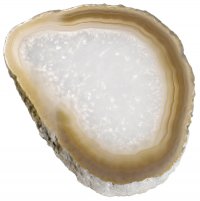 Achátový plátek 2A; 93x73 mm