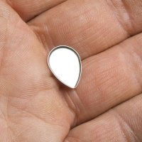 Puzeta s lůžkem z nerezové oceli, 14x10 mm (2ks)