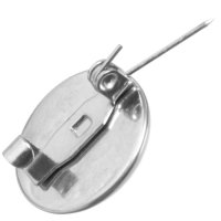 Nerezový brožový můstek s lůžkem, 14 mm (2 ks)