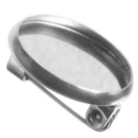 Nerezový brožový můstek s lůžkem, 14 mm (2 ks)