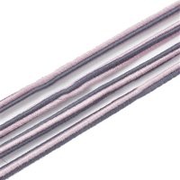 Pruženka dvojbarevná růžovošedá; 2 mm (1 m)