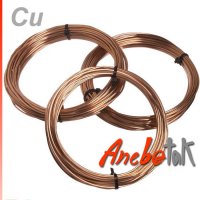 Měděný drát surový polotvrdý 1,8 mm; 1 kg