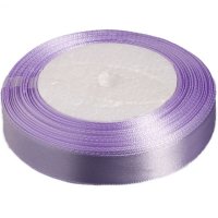 Saténová stuha 16 mm; světle fialová; 23 m