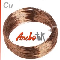 Měděný drát surový měkký; 0,5 mm; cívka 50 m