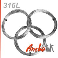 Drát z nerezové oceli 316L měkký, 0,5 mm, svitek 50 m