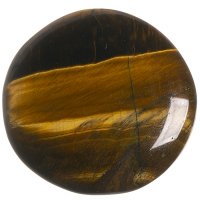 Tygří oko, tromlovaná placička 44 mm