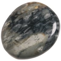 Jaspis picasso, tromlovaná placička 41 mm