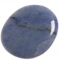 Křemen modrý, tromlovaná placička 43 mm