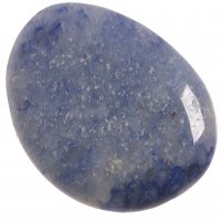 Křemen modrý, tromlovaná placička 43 mm