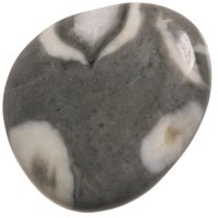 Mušlový kámen, tromlovaná placička 43 mm