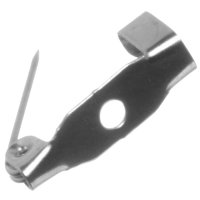 Brožový můstek platinový, 15x5 mm, (20 ks)