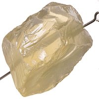 Citrín surový, vrtaný, 18 - 22 mm