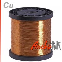 Měděný drát surový měkký; 0,5 mm; cívka 3 kg