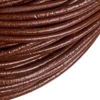 Kožený kord hnědý, 2,8 mm (1 m)