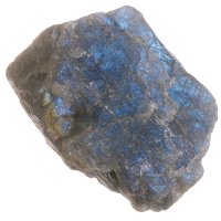 Labradorit surový vrtaný, šňůra 40 cm