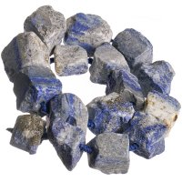 Lapis lazuli vrtaný, šňůra 40 cm