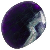 Fluorit, tromlovaná placička 38 mm