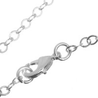 Řetízek stříbrné barvy, 3 mm (45 cm)
