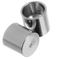 Koncovka kaplík z nerezové oceli, 7x7 mm (4 ks)