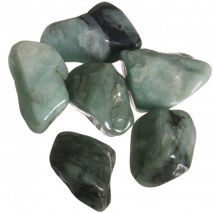 Smaragd tromlovaný S, 6 ks