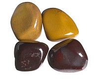Tromlovaný jaspis mookait M, 4 ks