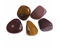 Tromlovaný mookait jaspis M, 5 ks